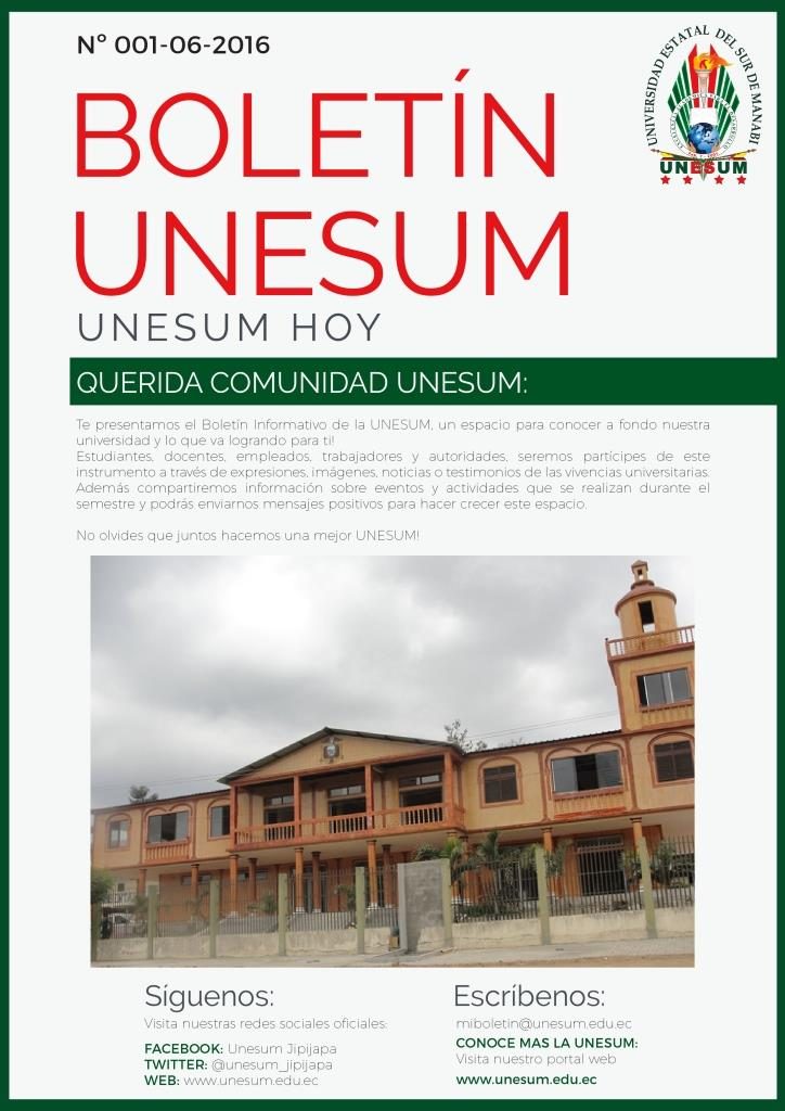 QUERIDA COMUNIDAD UNESUM