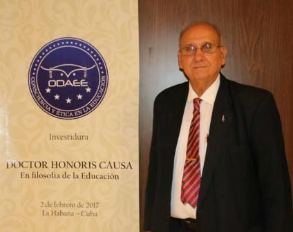 LA ODAEE OTORGA DOCTORADO HONORIS CAUSA A RECTOR Y EL PREMIO SAPIENTIAE A LA EXCELENCIA EDUCATIVA A LA UNESUM