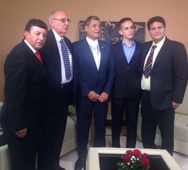 OMELIO BORROTO LEAL, RECTOR DE LA UNESUM INVITADO A DIFERENTES ACTIVIDADES DEL PRESIDENTE RAFAEL CORREA EN CUBA