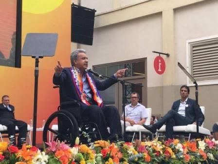 PRESIDENTE LENÍN MORENO FIJA EL DIÁLOGO NACIONAL COMO POLÍTICA DE GOBIERNO