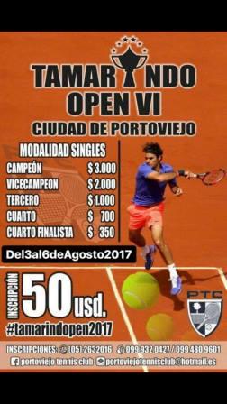 JONATHAN CANTOS ENTRENADOR DE TENIS DE LA UNESUM PRESENTE EN EL TAMARINDO OPEN VI CIUDAD DE PORTOVIEJO