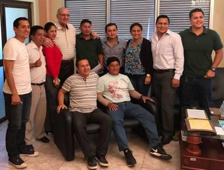 RECTOR RECIBE A MIEMBROS DEL SINDICATO UNIVERSITARIO DE OBREROS Y OBRERAS DE LA UNIVERSIDAD ESTATAL DEL SUR DE MANABÍ