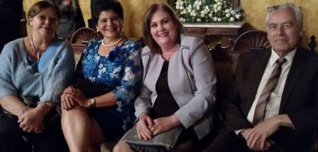 ING. BLANCA INDACOCHEA GANCHOZO PhD RECTORA (E) DE LA UNESUM PRESENTE EN ENCUENTRO DE RECTORES EN CARONDELET