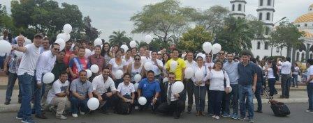LA UNIVERSIDAD ESTATAL DEL SUR DE MANABÍ PRESENTE EN LA GRAN MARCHA ECUADOR UNIDOS POR LA PAZ EN PORTOVIEJO