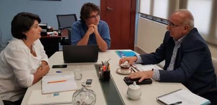 RECTOR DE LA UNESUM Y A LA VEZ PRESIDENTE DE REUVIC EN CONTACTO CON UNIVERSIDADES E INSTITUTOS SUPERIORES DEL ECUADOR