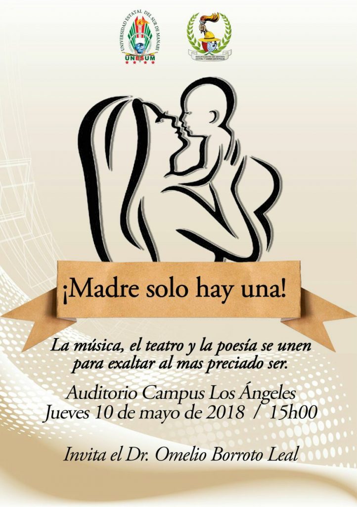 INVITACIÓN A EVENTO DÍA DE LAS MADRES “MADRE SOLO HAY UNA”