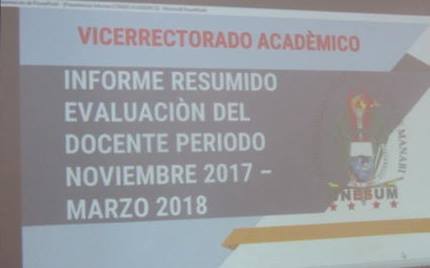 SESIÓN DEL CONSEJO ACADÉMICO-UNESUM 2018