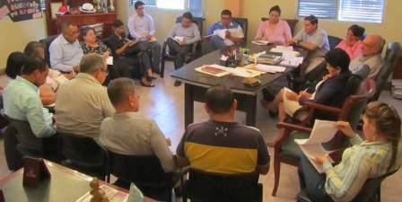 SESIÓN DE TRABAJO CON EL RECTOR DE LA UNIVERSIDAD DR. OMELIO BORROTO