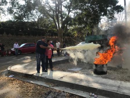 SIMULACRO EN PREVENCIÓN CONTRA INCENDIO
