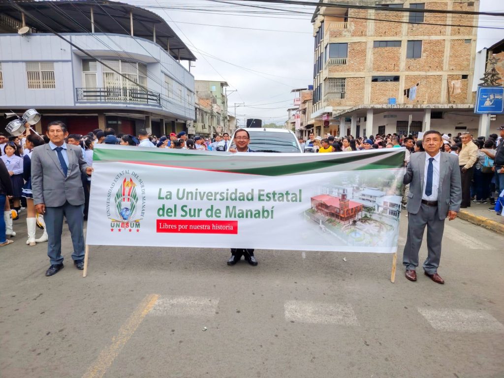 La UNESUM rinde homenaje a Jipijapa en sus 205 años de Independencia